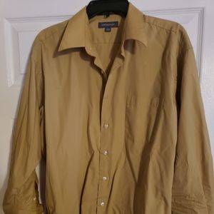 Croft and borrow mustard shirt size lg